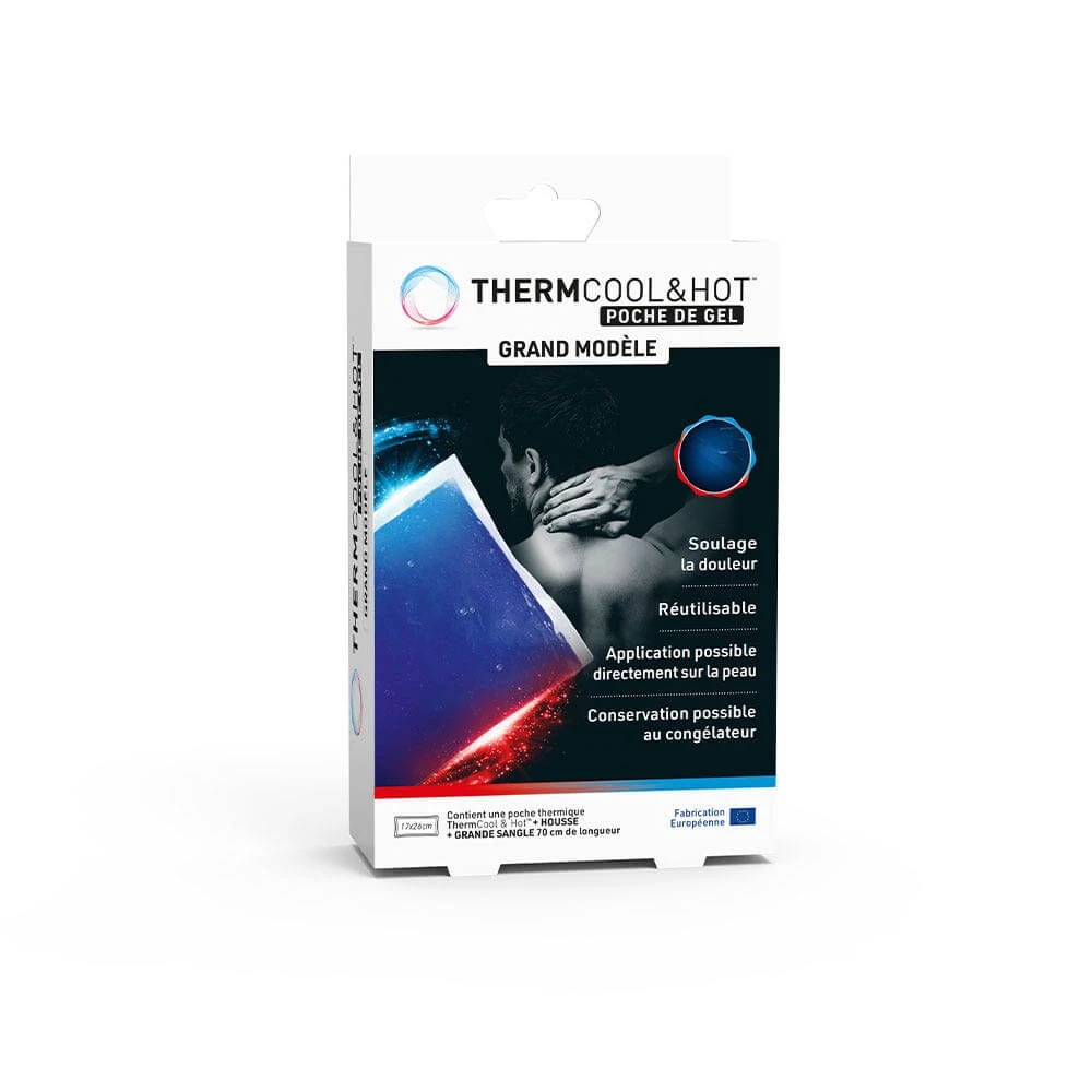 Bausch&Lomb Thermcool & Hot gel groot formaat warm/koud kompres 1 stuk 17x26cm