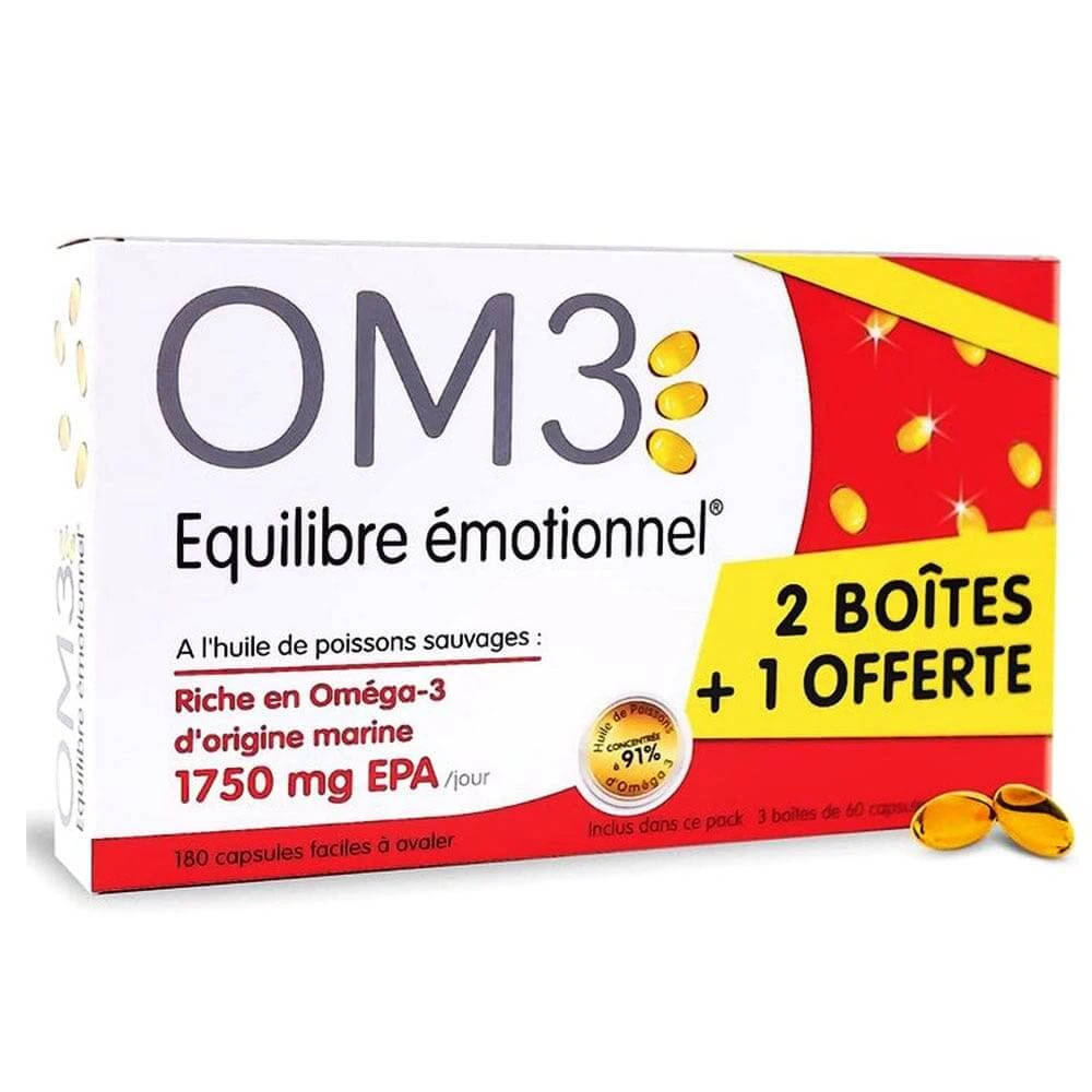 OM3 Omega 3 Emotioneel evenwicht 180 Capsules