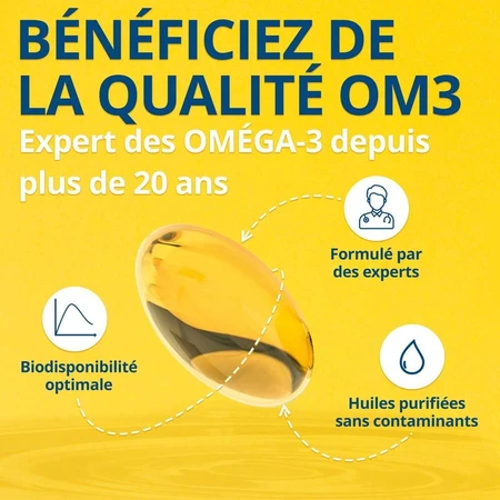 OM3 DHA HEART BRAIN VISION 60 Kapseln