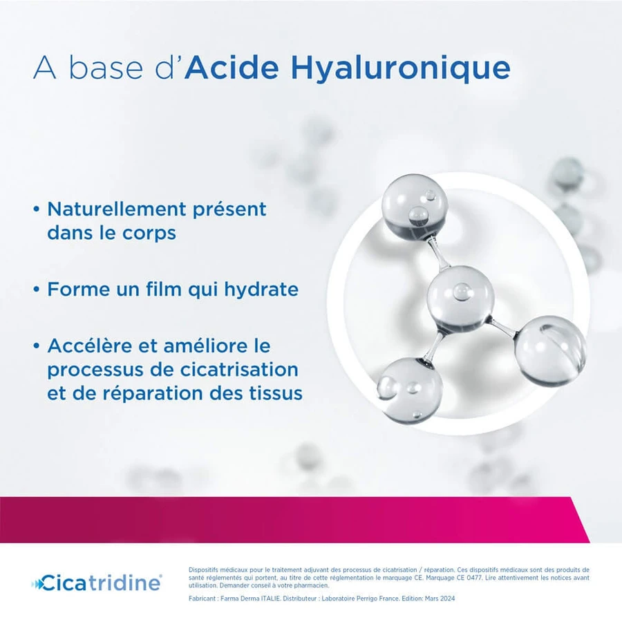Cicatridine Helende Crème Met Hyaluronzuur 30g
