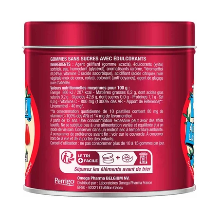 Valda Chicle Sin Azúcar Frutos Rojos 140g