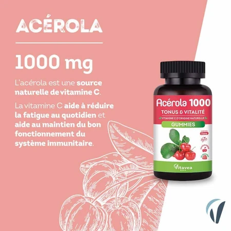 Vitavea Santé Acérola 1000 30 gummies
