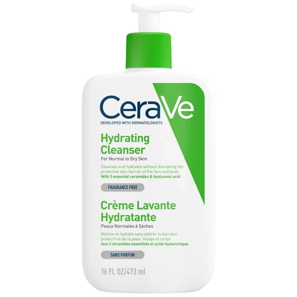 Cerave Body Cleanser Hydraterende gezichts- en lichaamsmelk voor de normale tot droge huid 473ml
