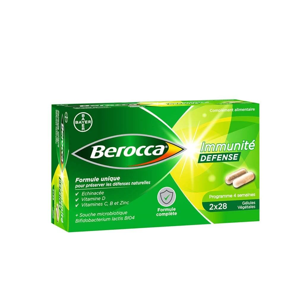 Bayer Berocca Immuniteitsverdediging 2x28 capsules