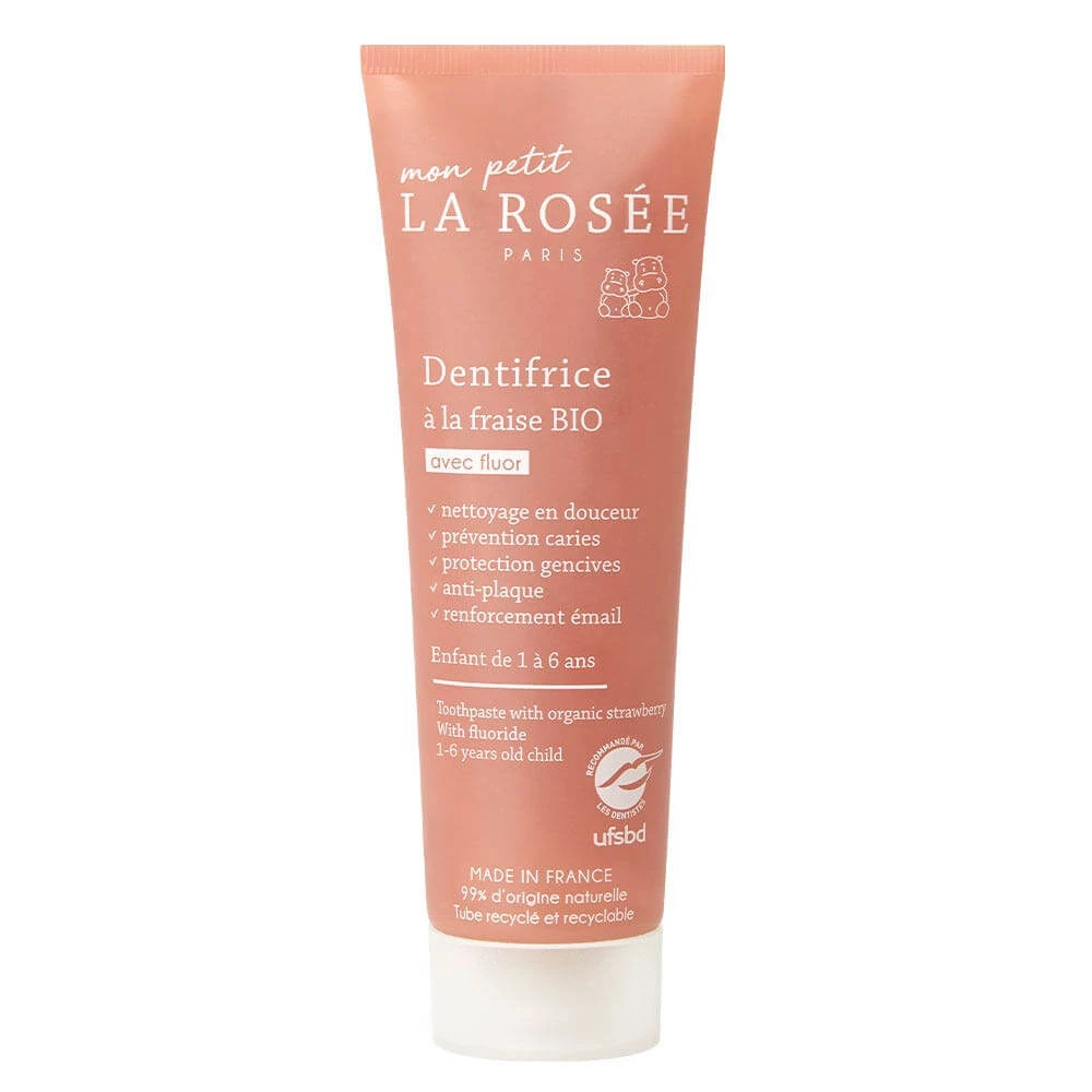LA ROSÉE Baby Aardbei Biologische Tandpasta 50ml