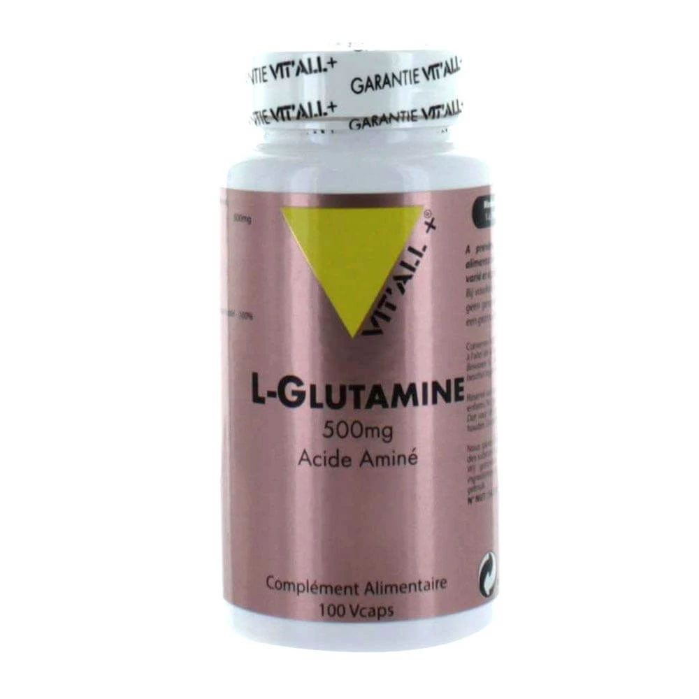 Vit'All+ L-glutamine 500 mg 100 capsules