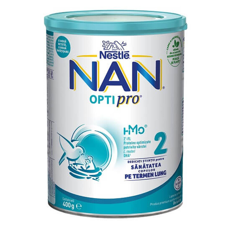 Follow-on milk formula Premium Nan 2 Optipro, +6 months, 400 g, Nestle