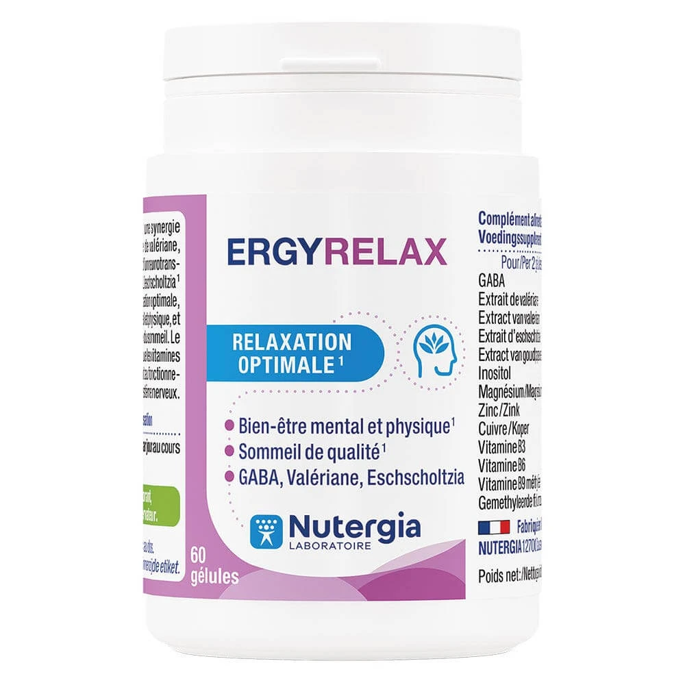 Nutergia Ergyrelax Ontspanning 60 Capsules