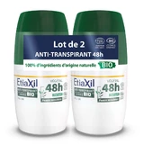 Etiaxil Antitranspirant Roll-on mit Bio-Grüntee 48H 2x50ml