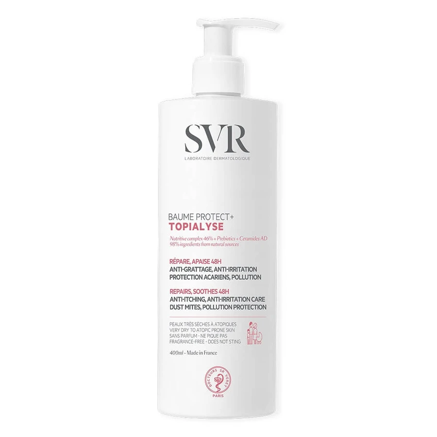 SVR, Topialyse Balsam Protect+ Atopic-prone skin Soothes, repairs and protects 400 ml