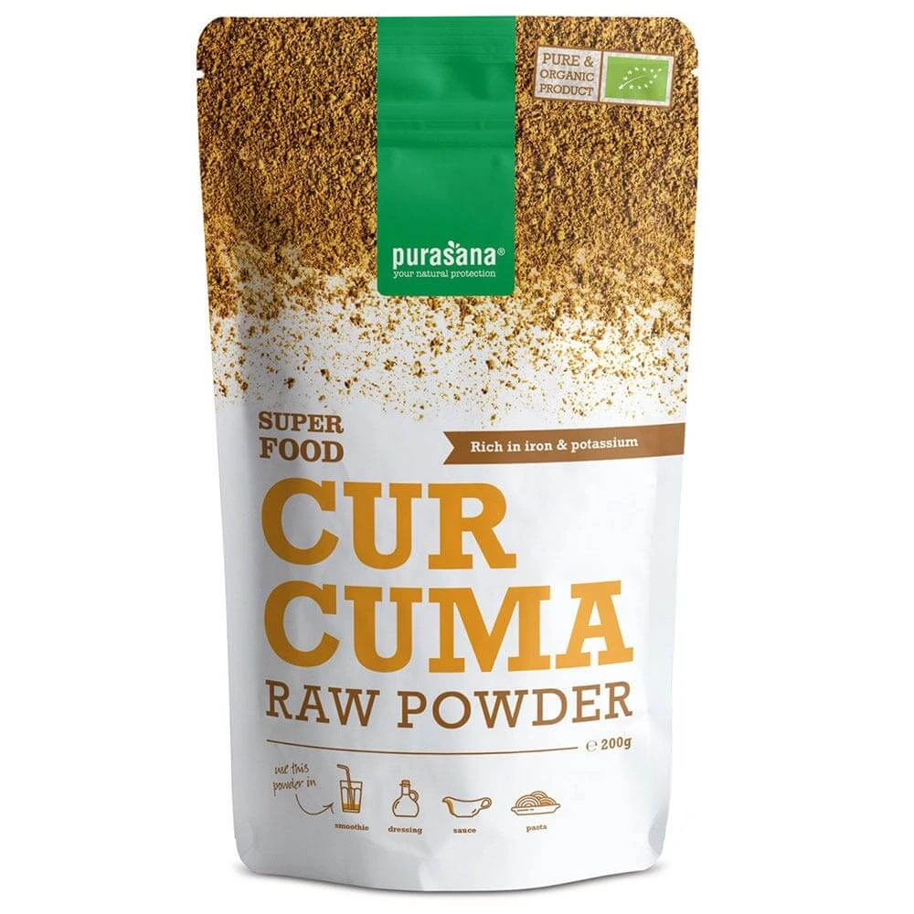 Purasana Supervoeding Kurkuma Poeder Bio 200g
