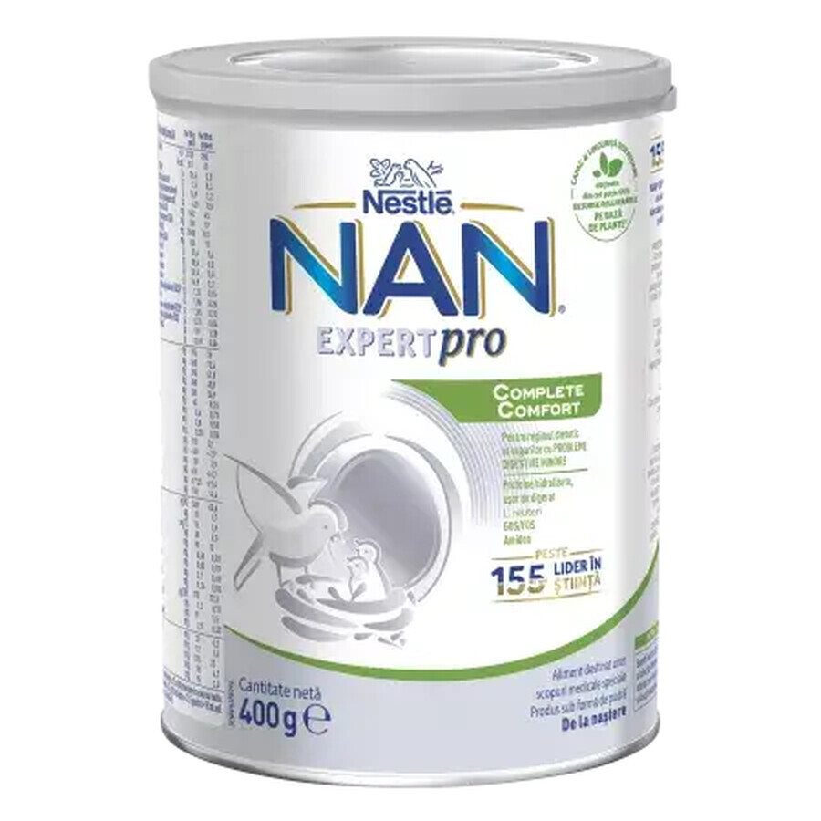 Formula del latte Nan Expert Pro Complete Comfort, +0 mesi, 400 gr, Nestlé 