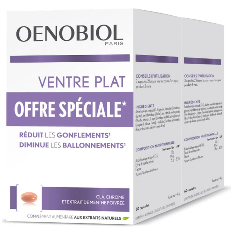 Oenobiol Vientre Adelgazante 2x60 cápsulas
