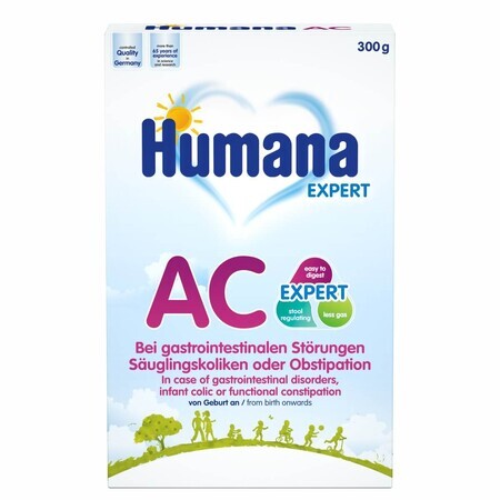 Formula de lapte praf AC Expert, 300 gr, Humana