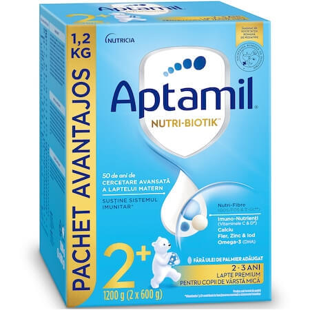 Aptamil Junior 2+ lait en poudre, 1200 g, 24-36 mois, Nutricia