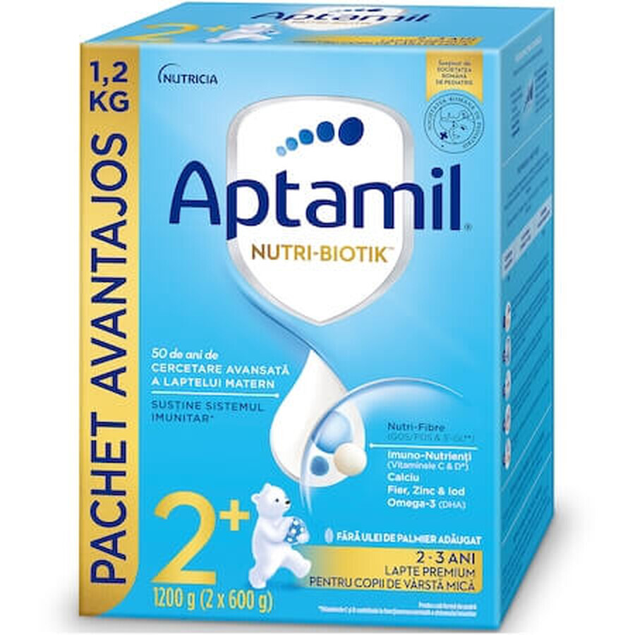 Aptamil Junior 2+ lait en poudre, 1200 g, 24-36 mois, Nutricia