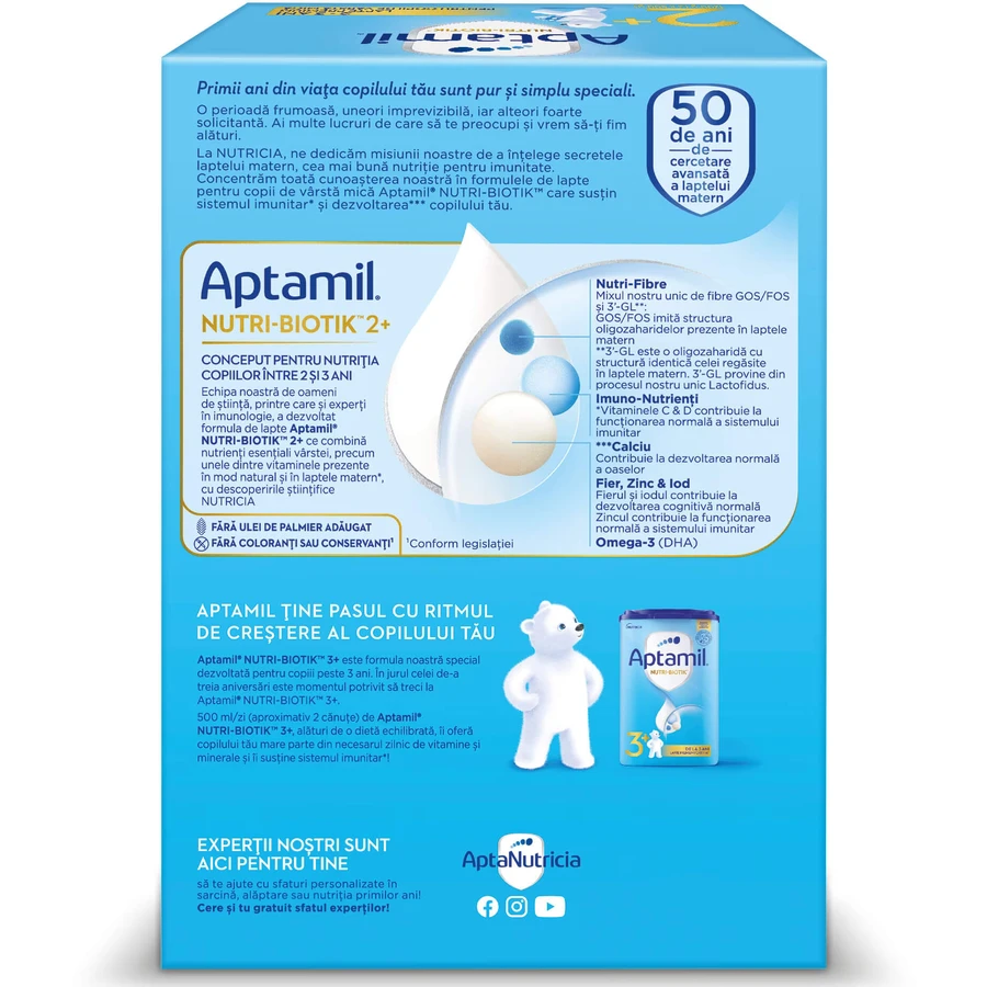 Aptamil Junior 2+ melkpoeder, 1200 g, 24-36 maanden, Nutricia