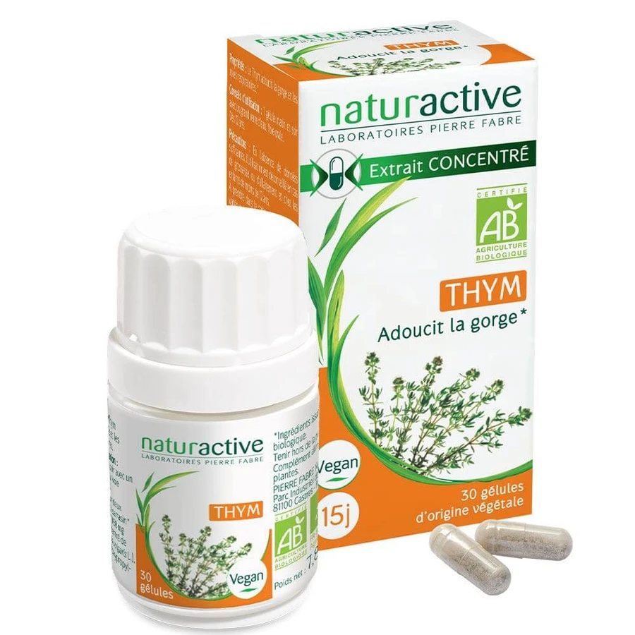 Naturactive Tomillo 30 cápsulas