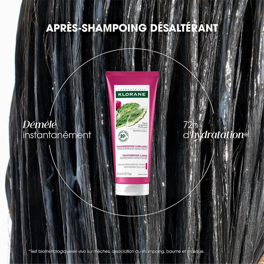 Klorane Prickly Pear 72h Hardening Conditioner Moisturizing and Shining 200 ml