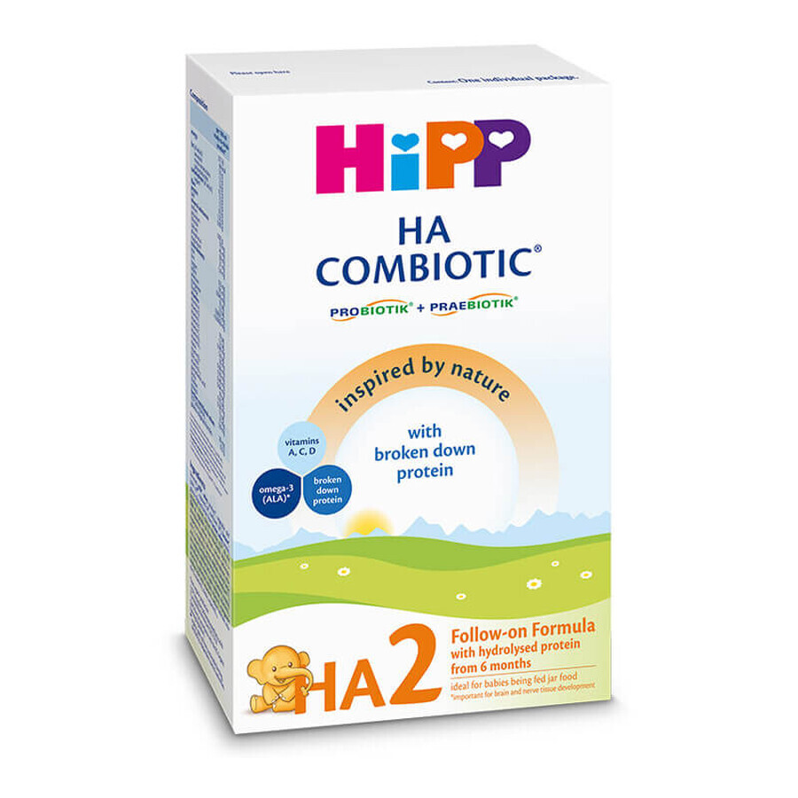 Follow-on formula milk powder HA 2 Combiotic, +6 months, 350 g, Hipp