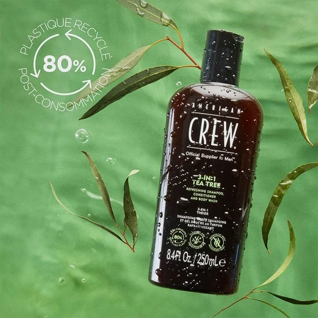 American Crew Shampoo 3 in 1 Tea Tree 450ml