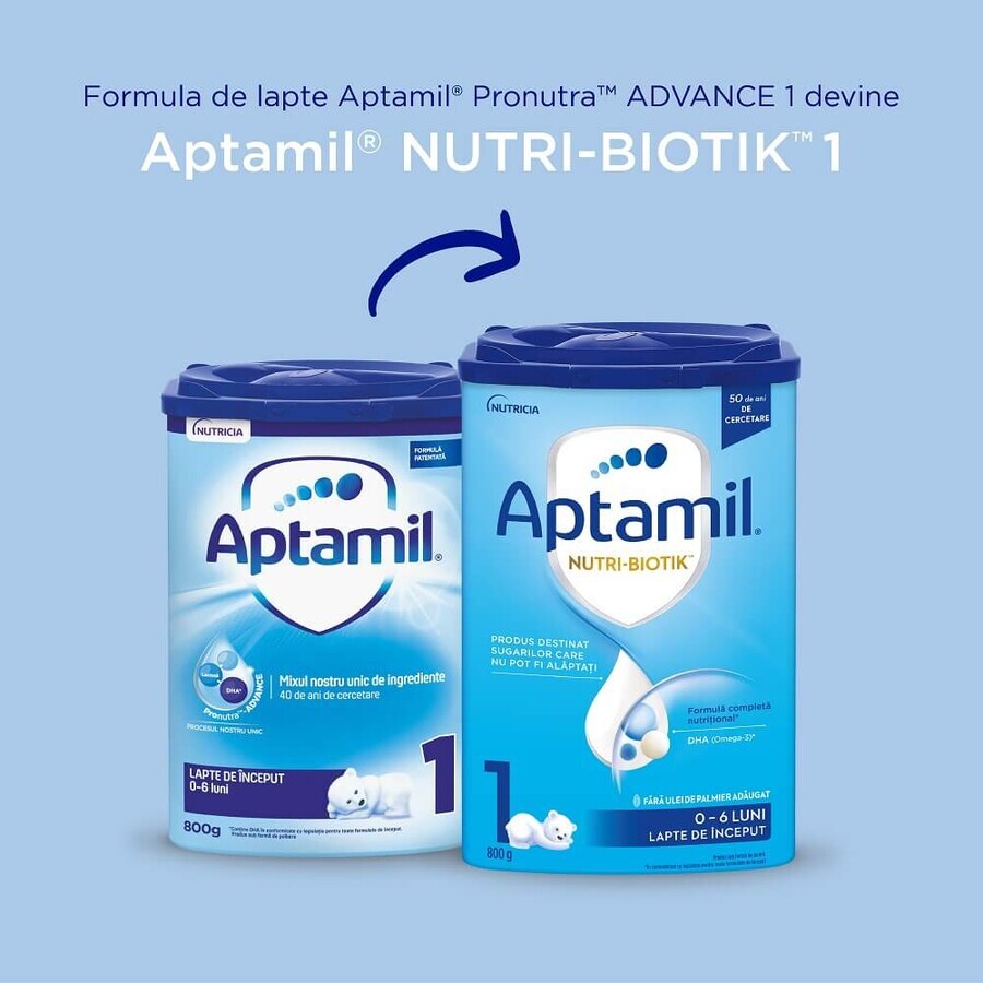 Nutri-Biotik 1 melkpoeder, 0-6 maanden, Aptamil, 800 g