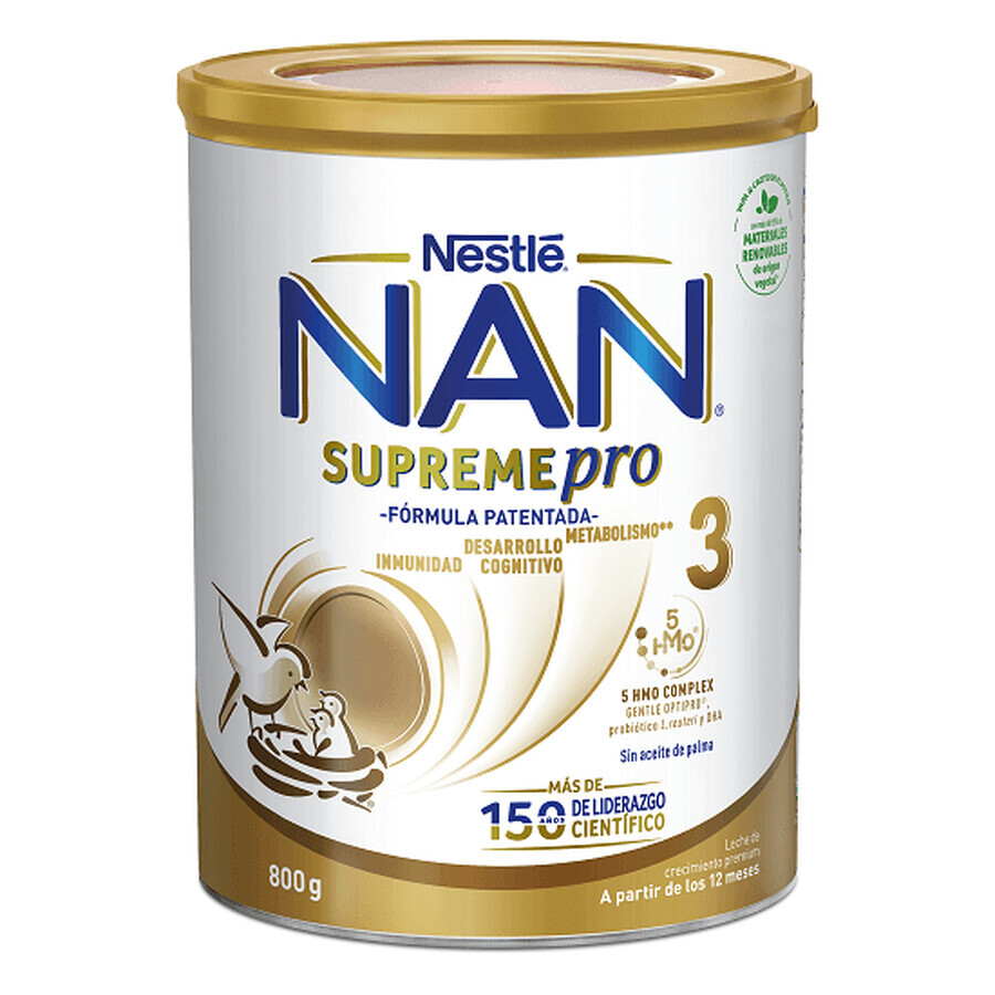 Nan 3 Supreme Pro melkpoeder, 800 g, Nestlé