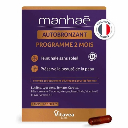 Manhaé Autobronceador 60 cápsulas