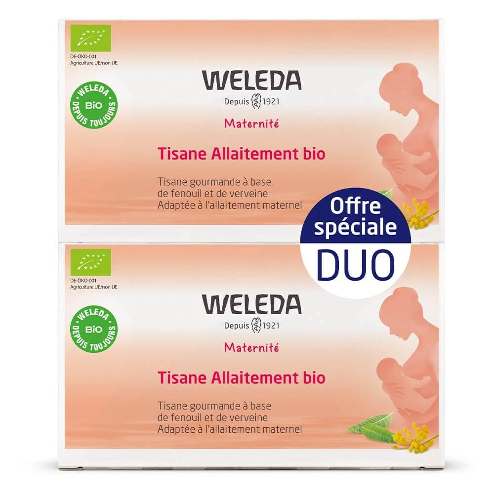 Weleda Duo Biologische Verbena Kruidenthee voor Borstvoeding 2x20 builtjes