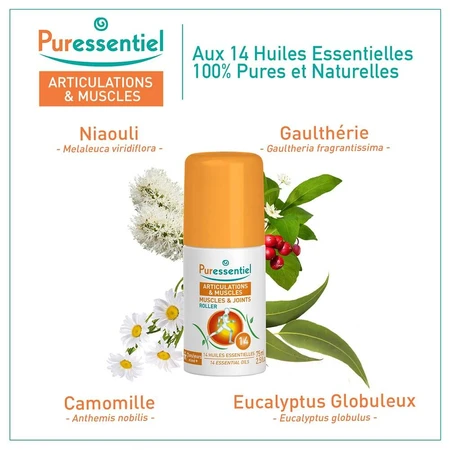 Puressentiel Joints and Muscles Roll-on Massage Ball 75ml