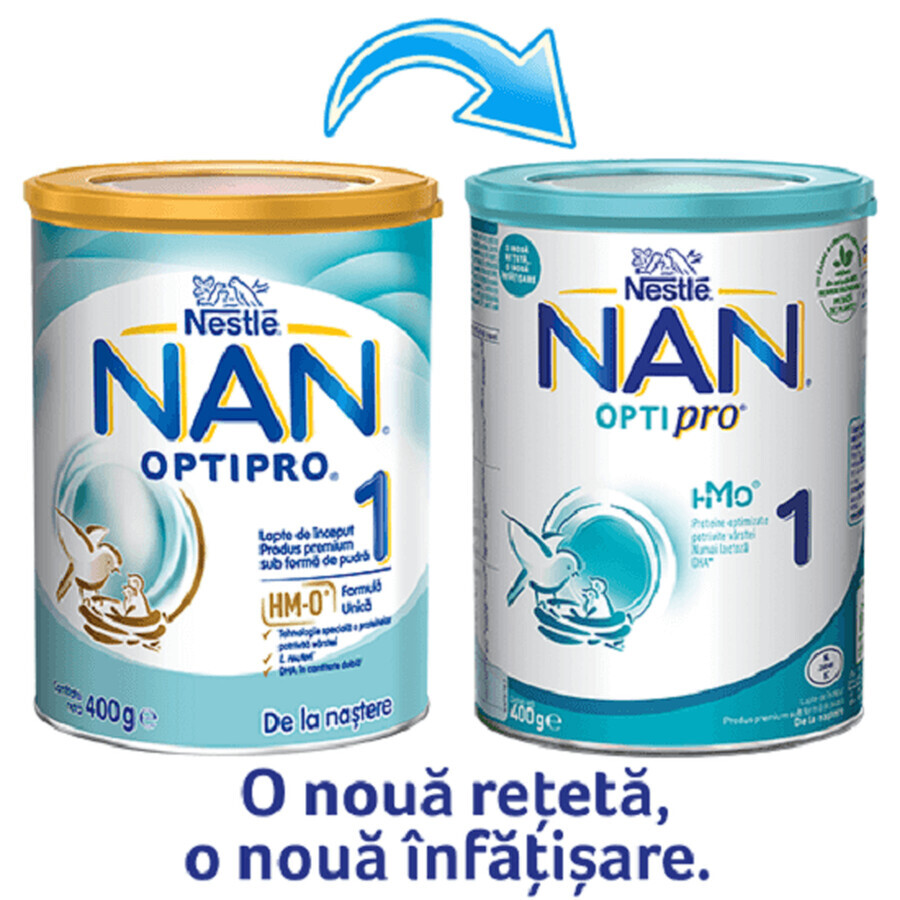 Premium milk formula Nan 1 Optipro HMO, +0 months, 800 g, Nestle