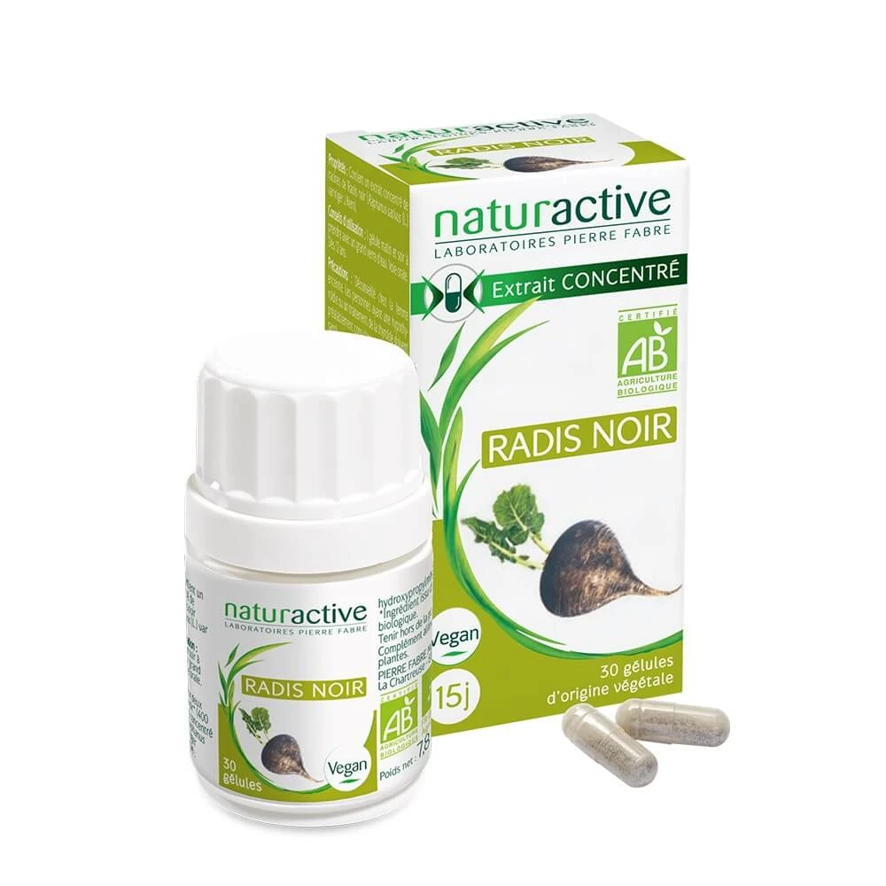 Naturactive Biologische Zwarte Radijs 30 Gelules