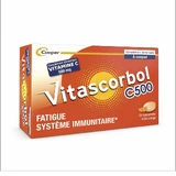 Vitascorbol Vitamins C 500mg Orange flavor 24 chewable tablets