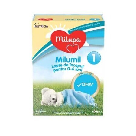 Milumil PreciNutri starter milk formula, 0-6 months, 600 g, Milupa