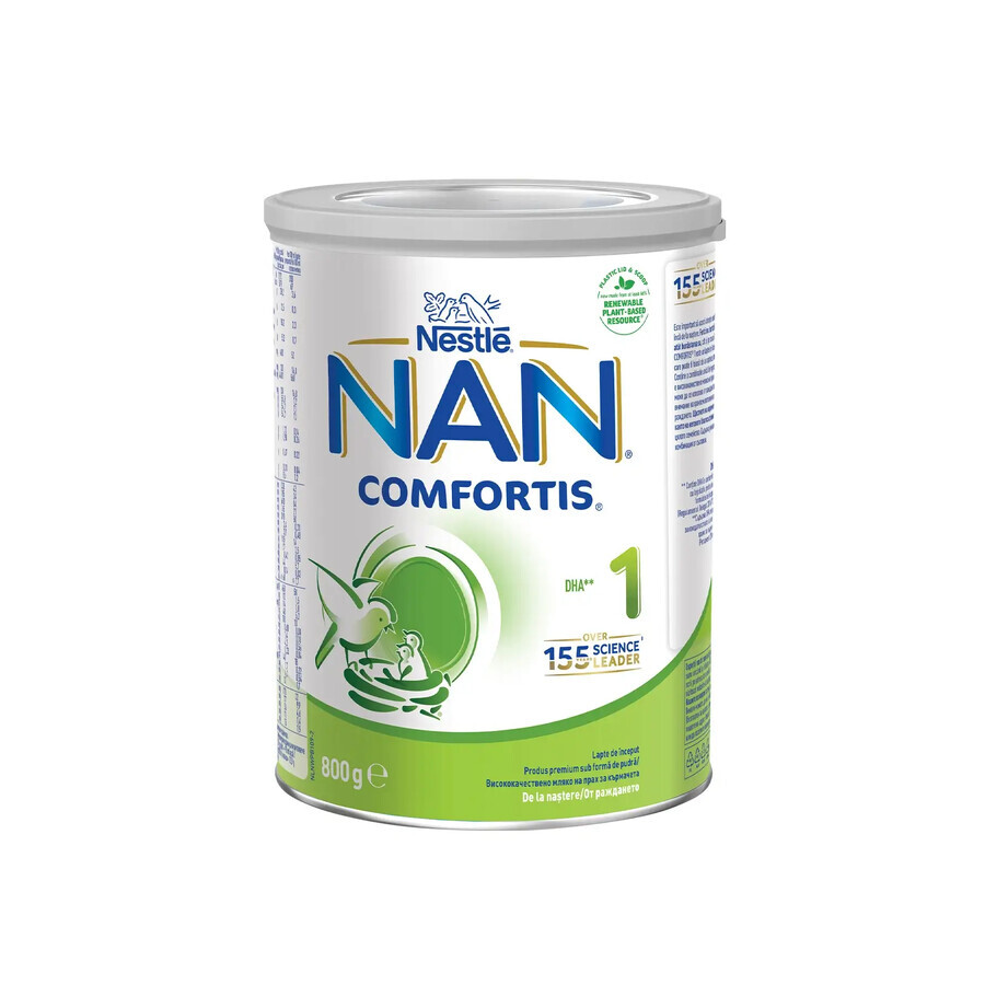 NAN COMFORTIS 1 leche maternizada en polvo, desde el nacimiento, 800 g, Nestlé