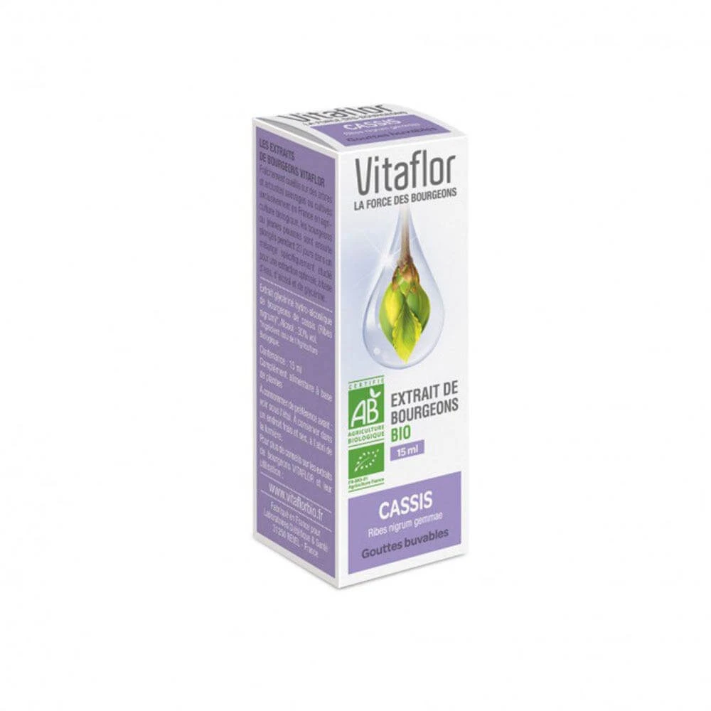 Vitaflor Bio Zwarte Bes Knop Extract 15ml