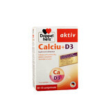 Calcium + D3 pour les os et les muscles, 30 comprimés, Doppelherz