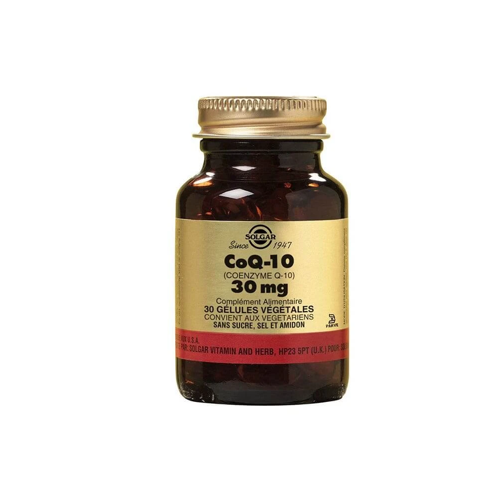 Solgar Coq10 30 mg Cardiovasculaire Antioxydanten 30 Gelules