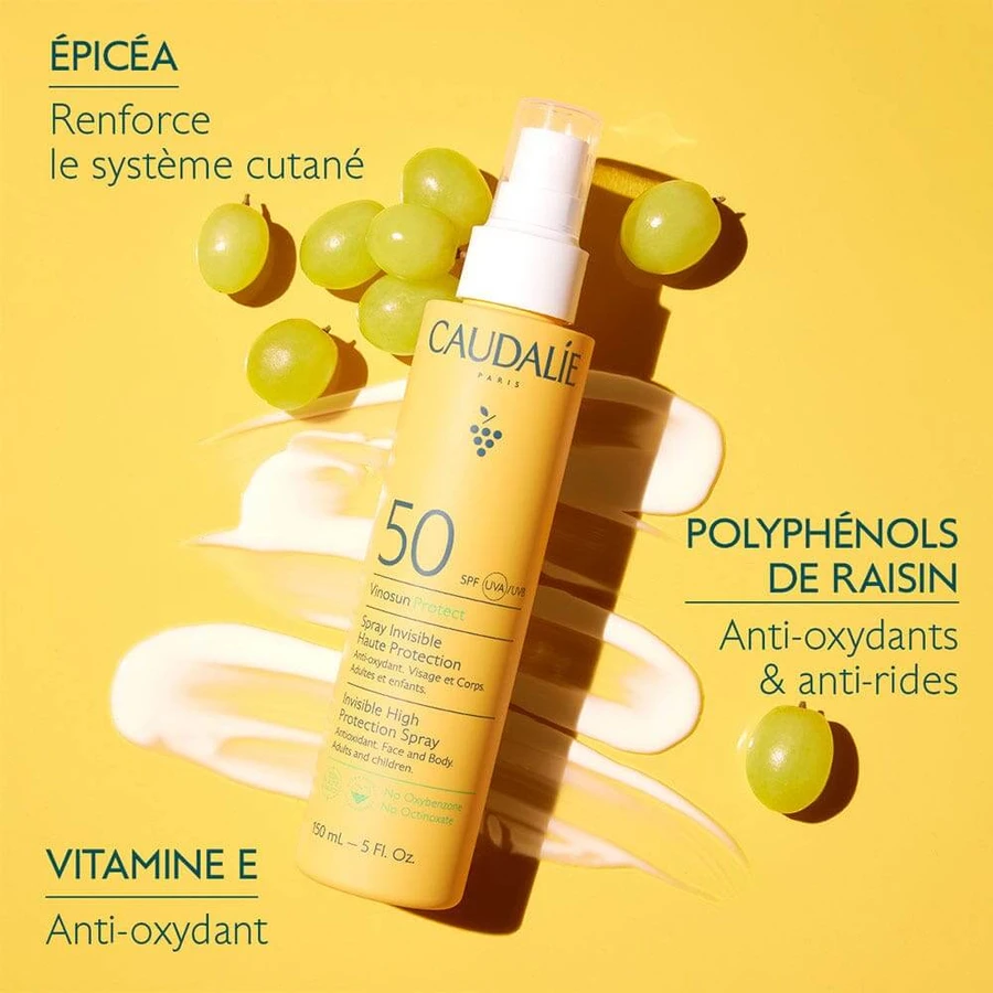 Caudalie Vinosun Spray Solar Spf50 Rostro y Cuerpo 150ml
