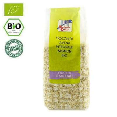 Flocons d'avoine entiers biologiques, 500 g, La Finestra Sul Cielo