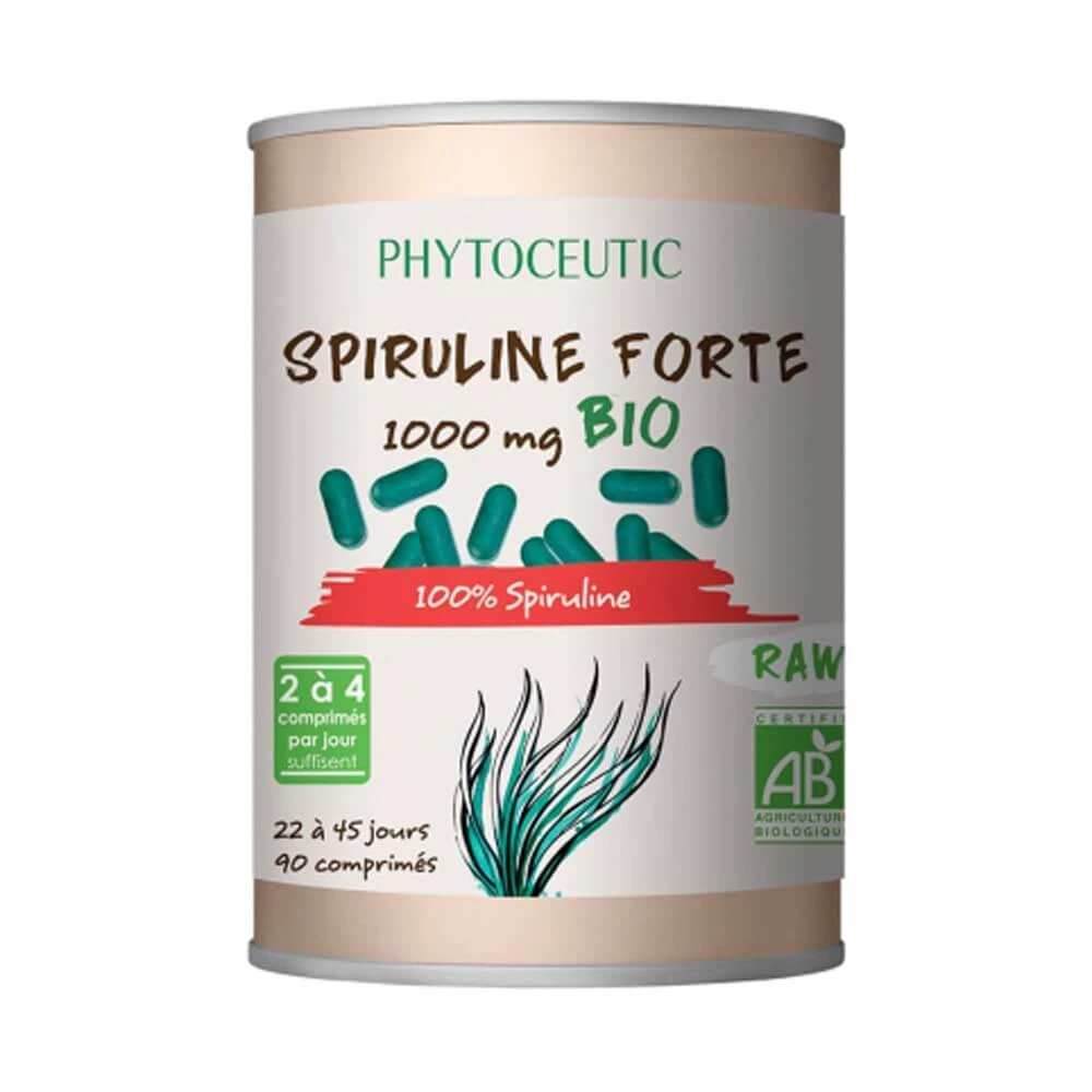 Phytoceutic Spirulina Forte Organic 90 tabletten 1000 mg