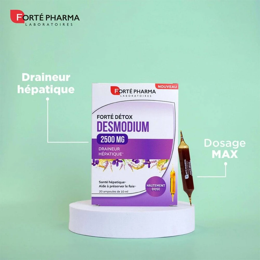 Forté Pharma FortéDétox Desmodium ficat 2500 MG 20 fiole
