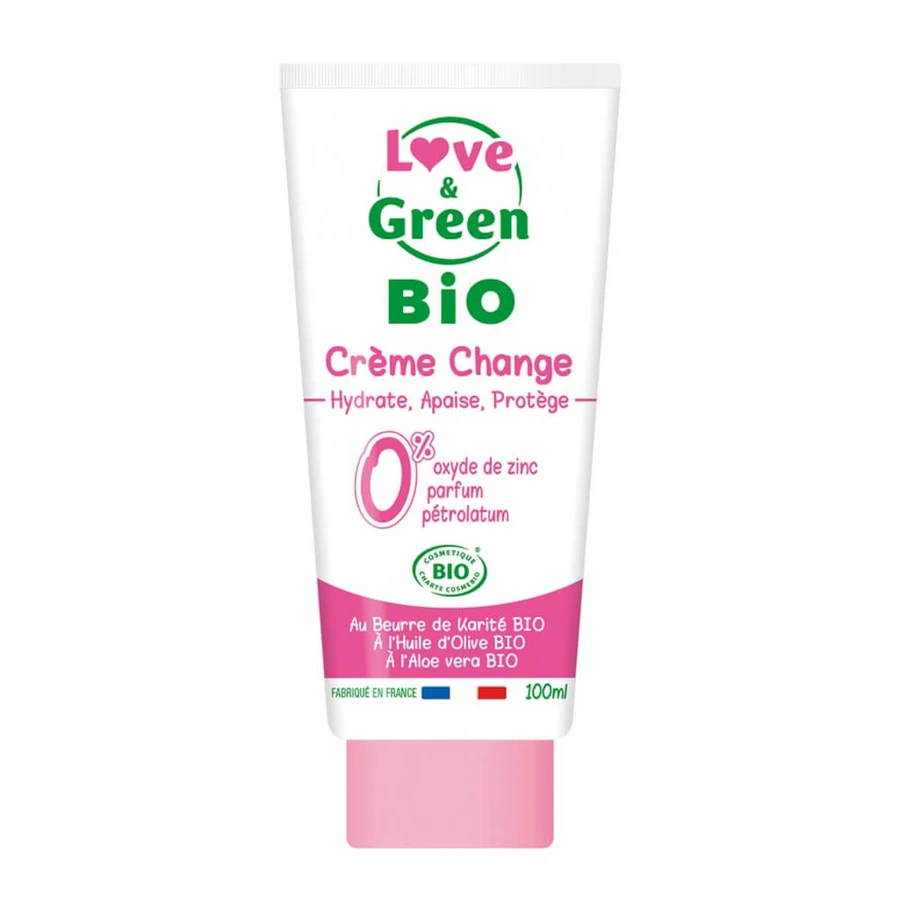 Love&Green Luiercrème Bio Gevoelige en Reactieve Huid 100ml