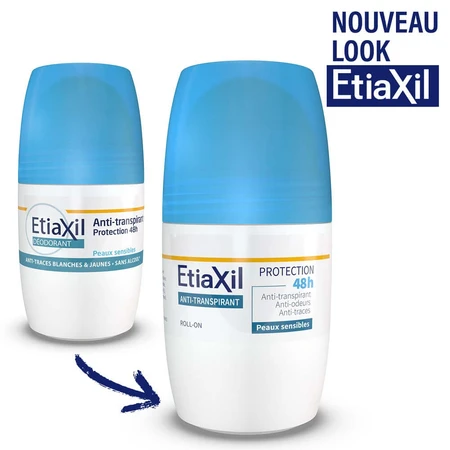 Etiaxil Anti-Transpirant 48H-Roll-on Peaux Sensibles 50ml