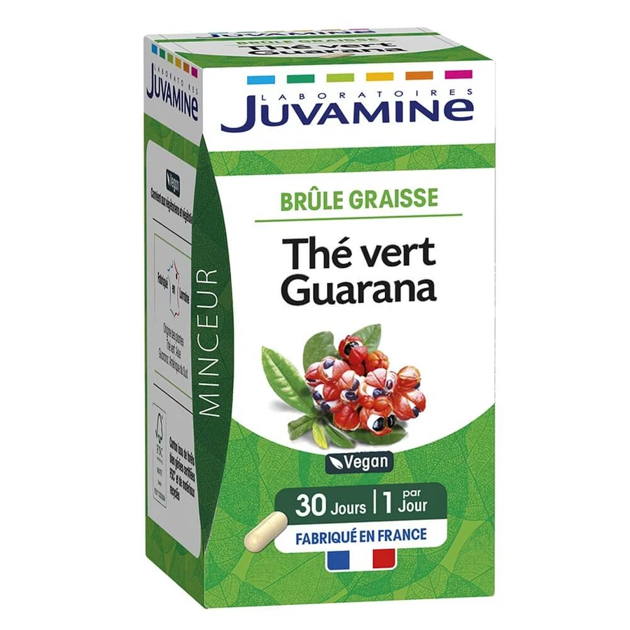 Juvamine Vetverbrander Groene Thee Guarana 30 Capsules