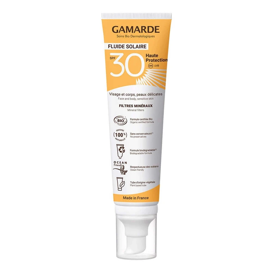 Gamarde Fluido Solar Bio SPF 30 Alta Protección 100ml