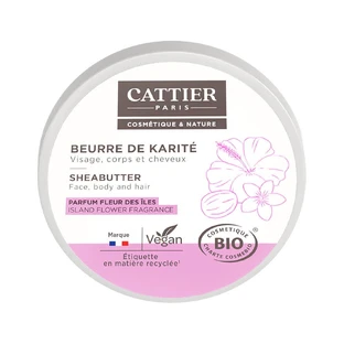 Cattier Sheaboter Bio Geur Eilandbloem 100g