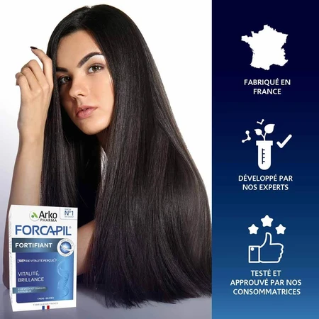 Arkopharma Forcapil Kräftigende Haare und Nägel Cheveux et Ongles Affaiblis 60 gélules