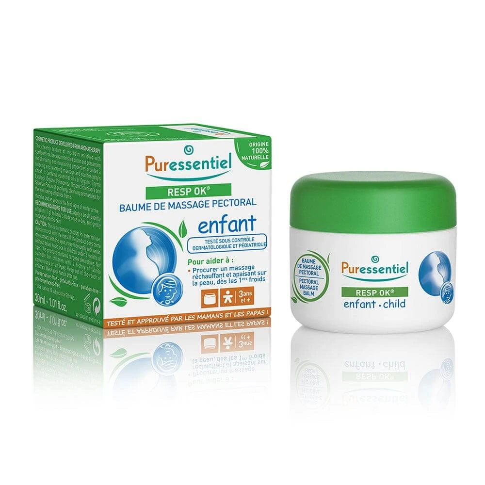 Puressentiel Resp Ok® Massagebalsem voor de borst van het kind 60 ml