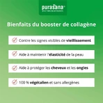 Purasana Collageen Complexe vegan schoonheidspoeder Voel je Mooi Smaak bosbes 240g